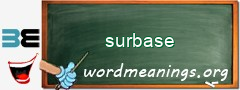 WordMeaning blackboard for surbase